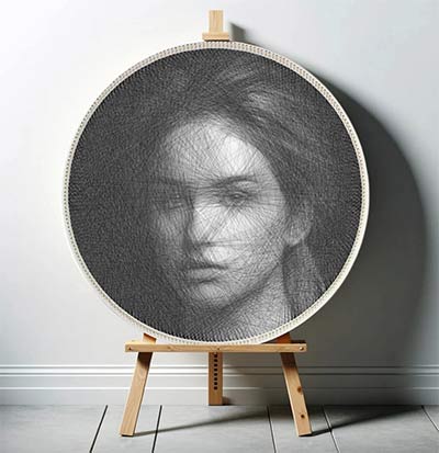 Ejemplo de String Art