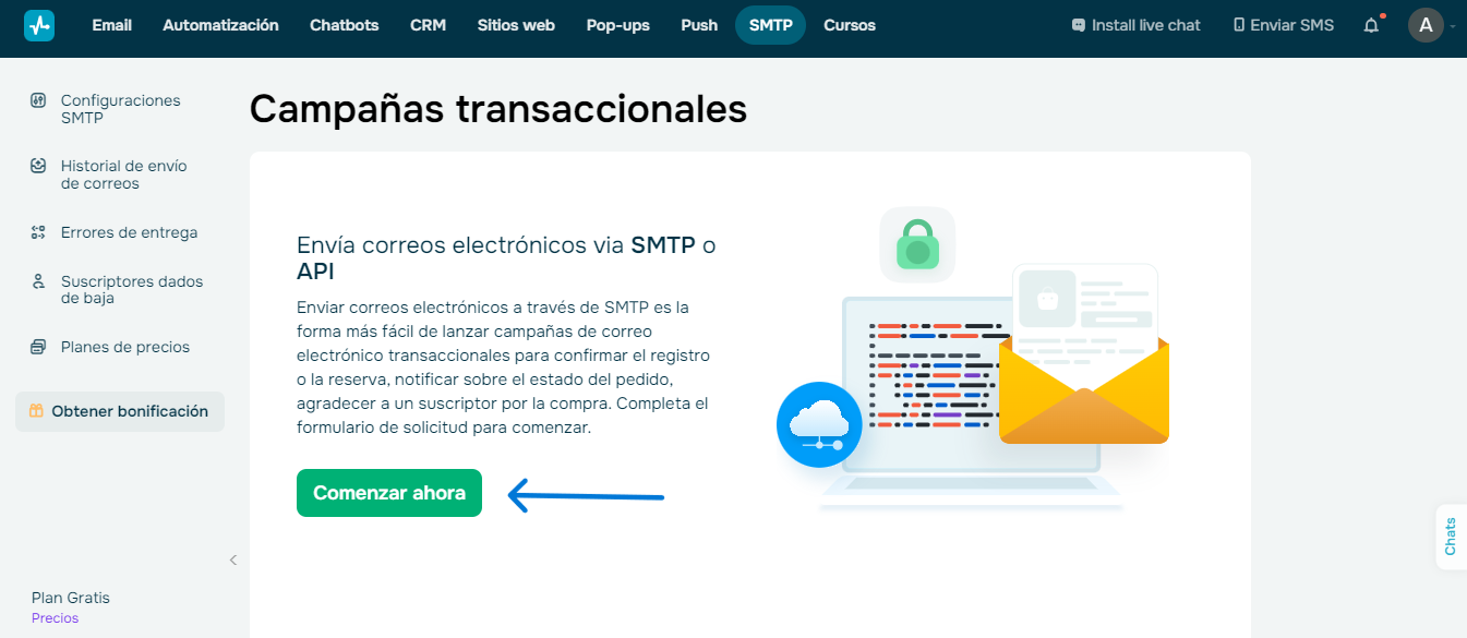 send pulse smtp