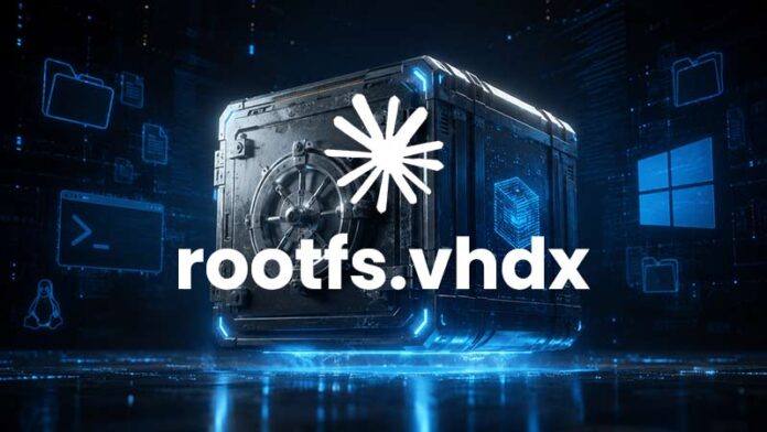 Qué es rootfs.vhdx