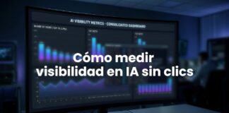 Cómo medir visibilidad en IA sin clics: métricas y herramientas 2026 Cómo medir visibilidad en IA sin clics