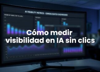 Cómo medir visibilidad en IA sin clics: métricas y herramientas 2026 Cómo medir visibilidad en IA sin clics