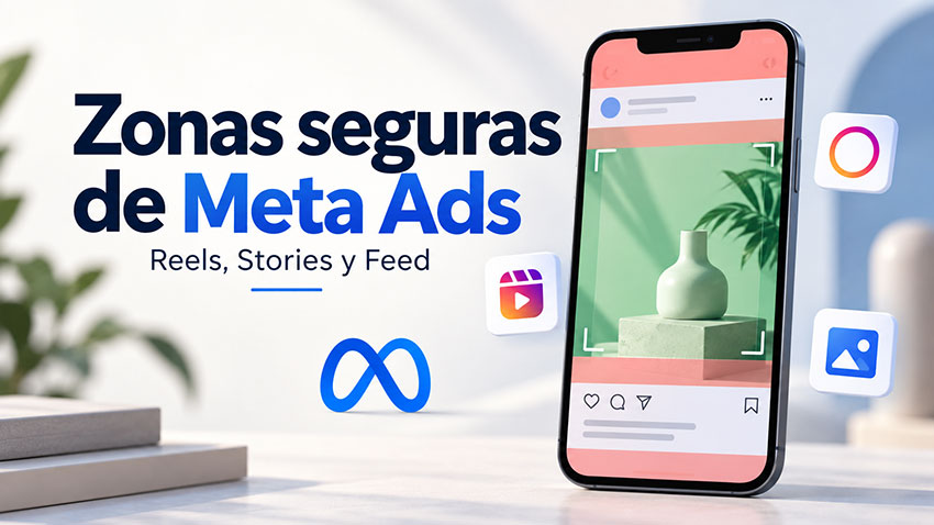 Zonas seguras de Meta Ads: guía para Reels y Stories